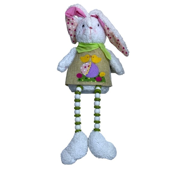 HomerBest Shelf Sitter Easter Bunny Home Decor Spring Rabbit Colorful Multicolor - Picture 16 of 16